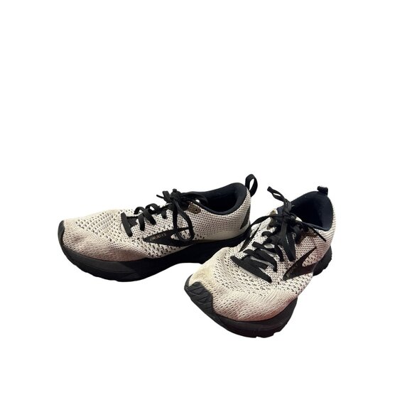 Brooks Revel 4 Womens white black running sneakers shoes size 6 SKU 8809 - Picture 2 of 16